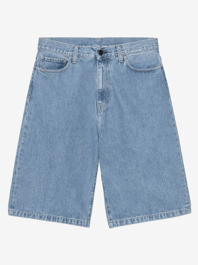 Carhartt Wip Langdom Denim Shorts Spring 2026 | BLUE STONE BLEACHED (0112)