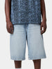 Carhartt Wip Langdon Blue Heavy Wrn Bleached Shorts Spring 26