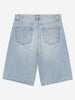 Carhartt Wip Langdon Blue Heavy Wrn Bleached Shorts Spring 26