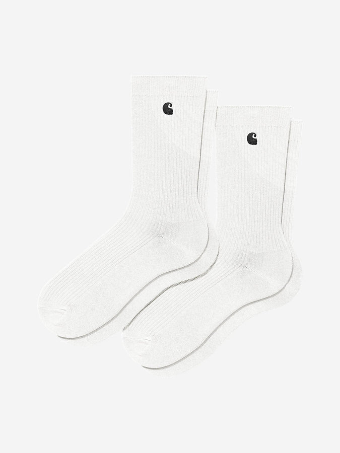 Carhartt Wip Madison 2 Pack Socks | WHITE/BLACK (1A6XX)