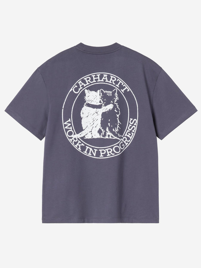 Carhartt Wip W' Hugging Cats T-Shirt Summer 2026 | SHADY PURPLE (3RIXX)