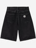 Carhartt Wip W' Brandon Black Stone Washed Shorts Spring 2026