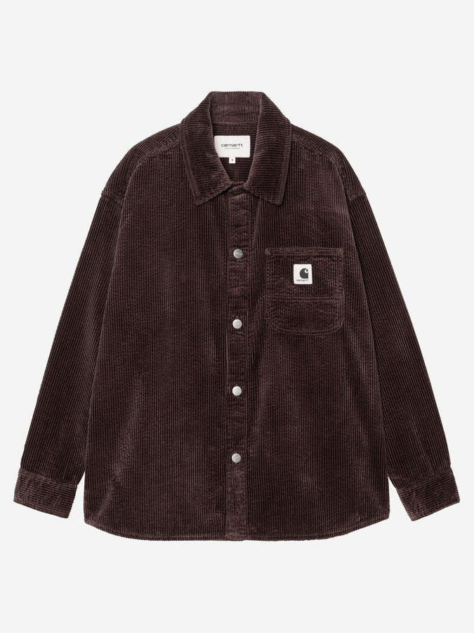 Carhartt WIP Bekka Cord Long Sleeve Buttondown Shirt Fall 2026 | PALISANDER RINSED (33H02)