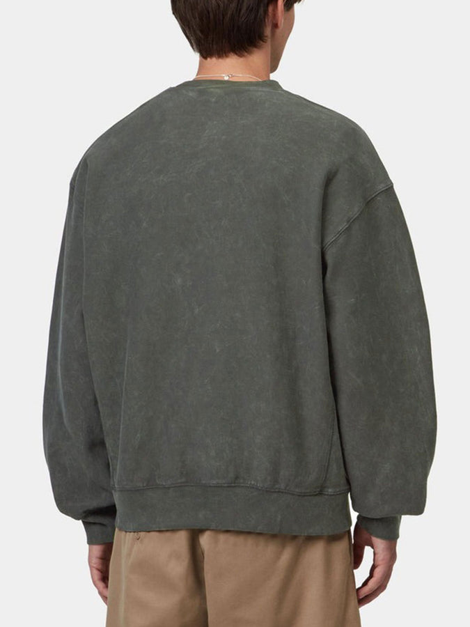 Carhartt WIP Lambert Crewneck Sweatshirt Fall 2026 | RAVEN MOON WASH (3T6FQ)