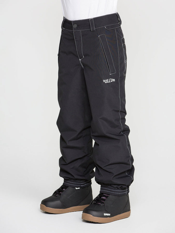 Volcom Barkley Chaos 2027 – Insulated Pants (Youth 7-14) | BLACK (BLK)