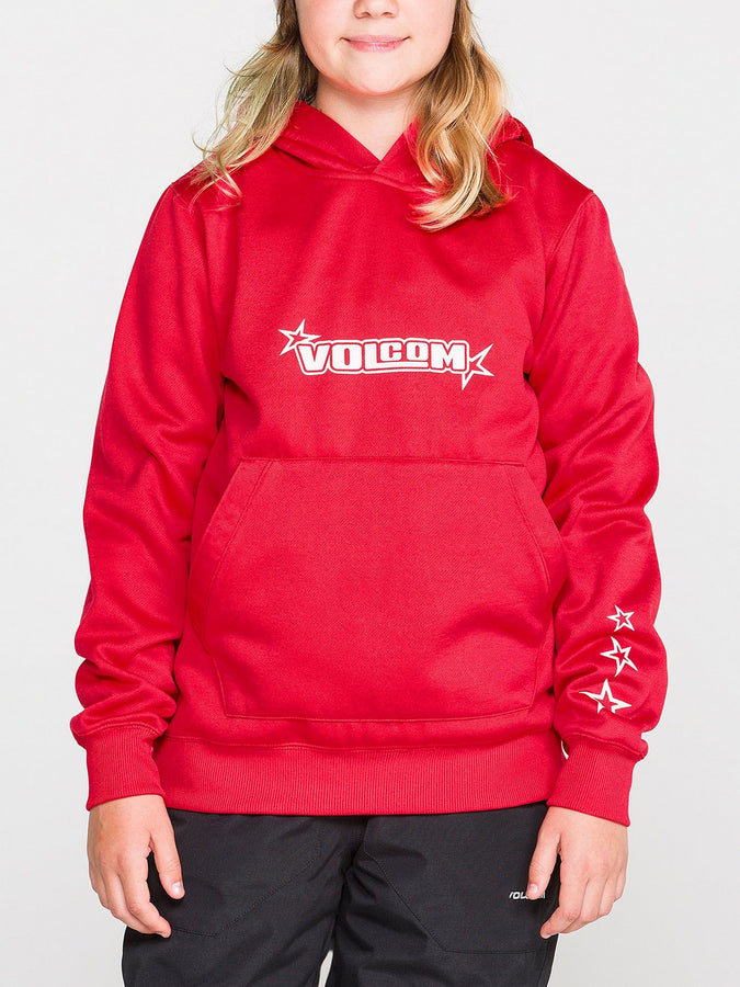 Volcom Hydro Fleece Hoodie Winter 2027 | BRIGHT CHERRY (B0C)