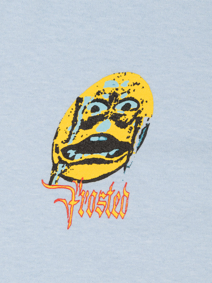 Frosted Skateboards Iceman Logo T-Shirt Summer 2026 | BABY BLUE