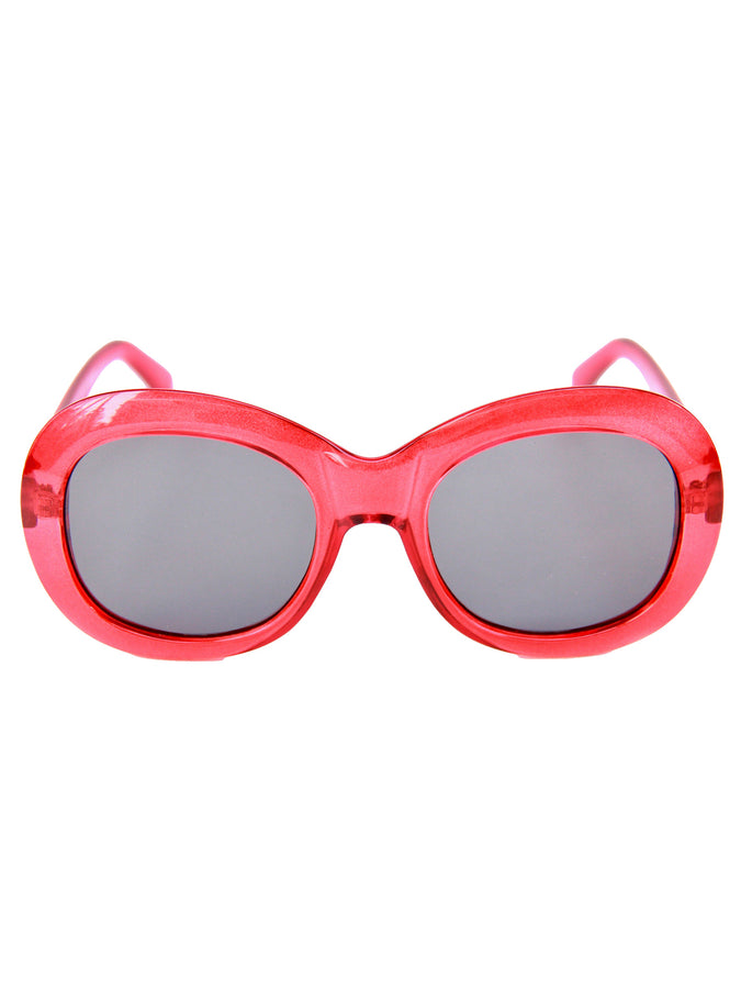 Happy Hour Bikini Beach Sunglasses 2025 | CLEAR RED