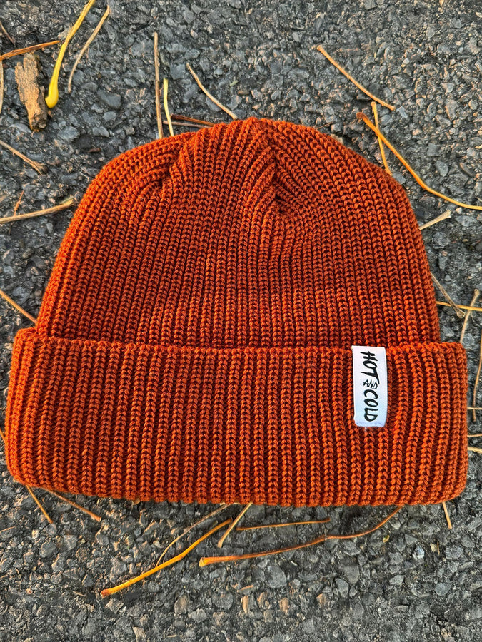 Hot And Cold OG Beanie | RUST