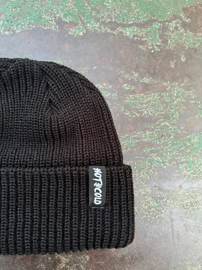 Hot And Cold OG Beanie | BLACK