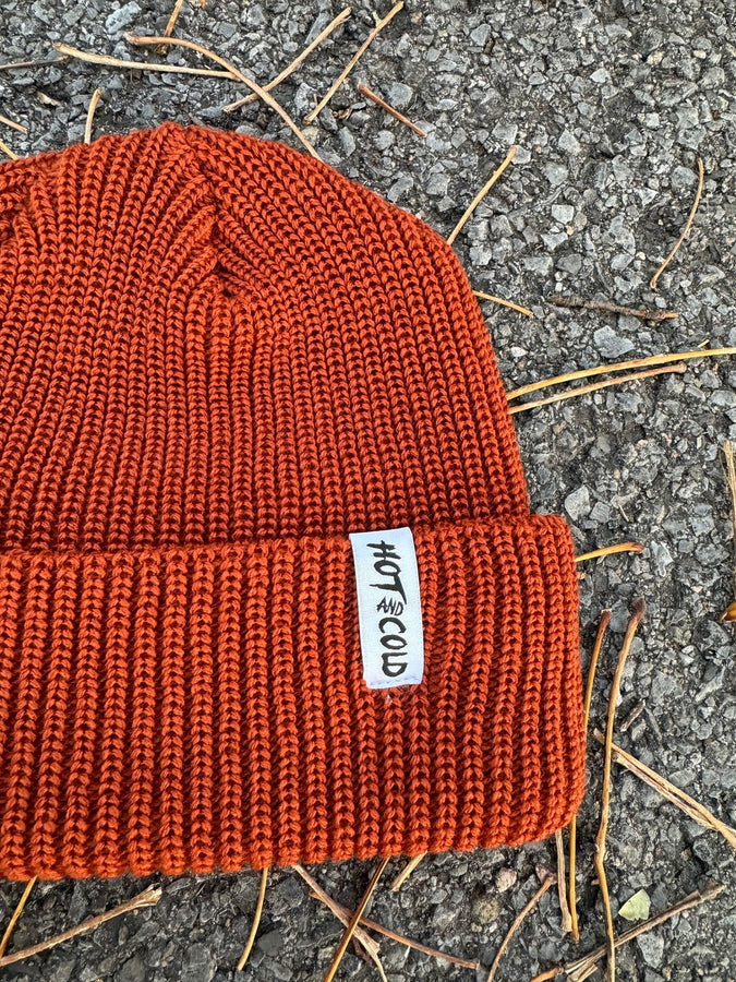 Hot And Cold OG Beanie | RUST