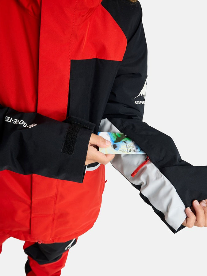 Burton GORE-TEX Powline Jacket Winter 2026 | FLAME SCARLET/TRUE BLACK (S13)