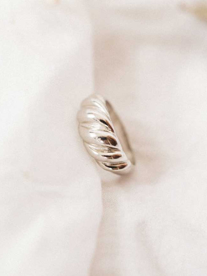 Sarahsilver Croissant Silver Ring | SILVER