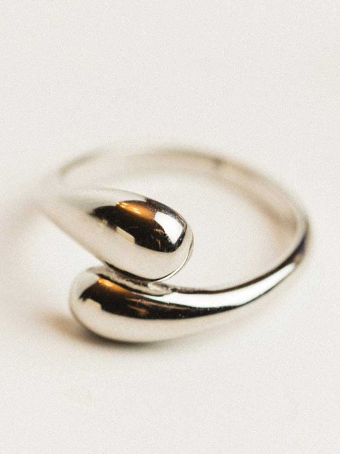 Sarahsilver Drop Silver Ring | SILVER