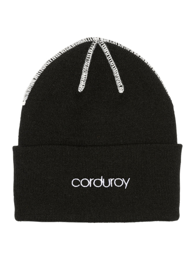 Corduroy Inside Out Snowboard Beanie 2024 | BLACK