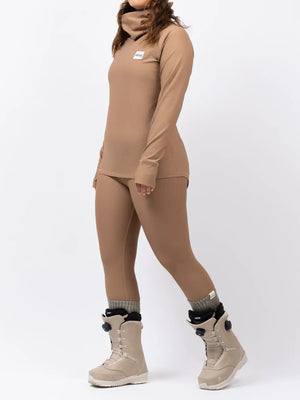 Eivy Icecold Gaiter Rib Faded Coffee Top Layer Winter 2025