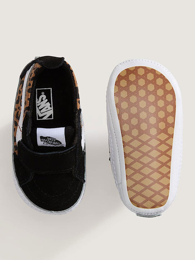 Vans Sk8-Hi Crib Leopard Black/Brown Shoes Spring 2026 | LEOPARD BLACK/BROWN (YS8)
