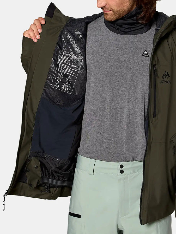 Jones GORE-TEX Deeper 2027 – Insulated Jacket | MIDNIGHT GREEN