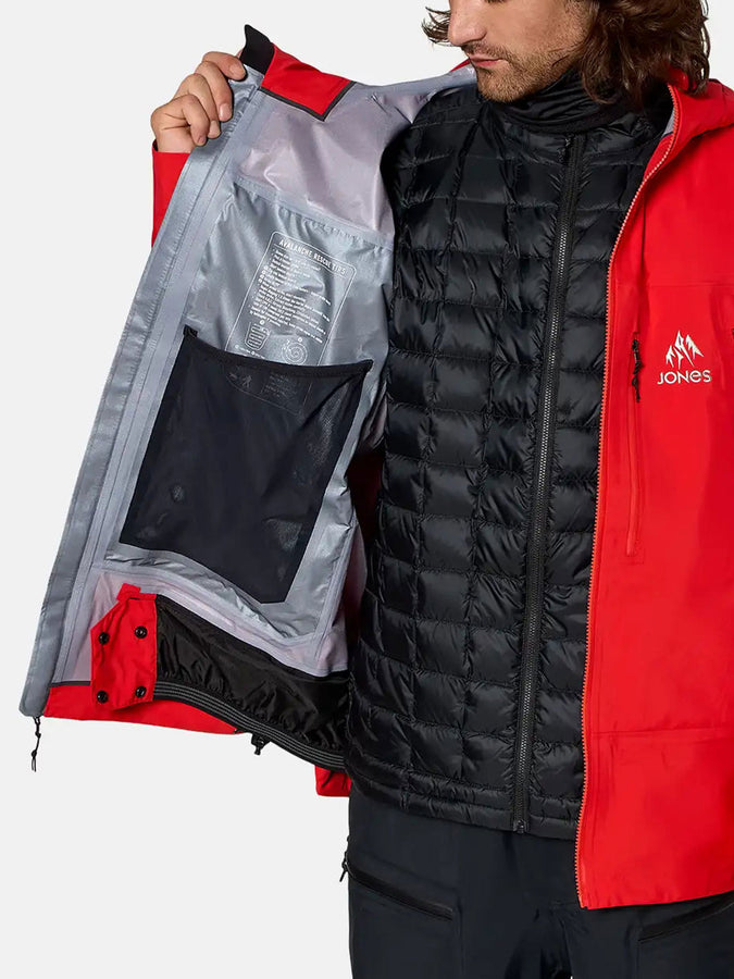 Jones GORE-TEX Higher 2027 – Shell Jacket | LAVA RED