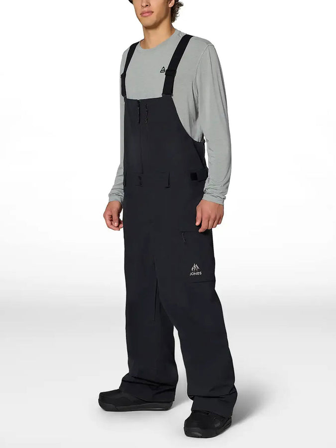 Jones MTN Surf 2027 – Shell Bib | STEALTH BLACK