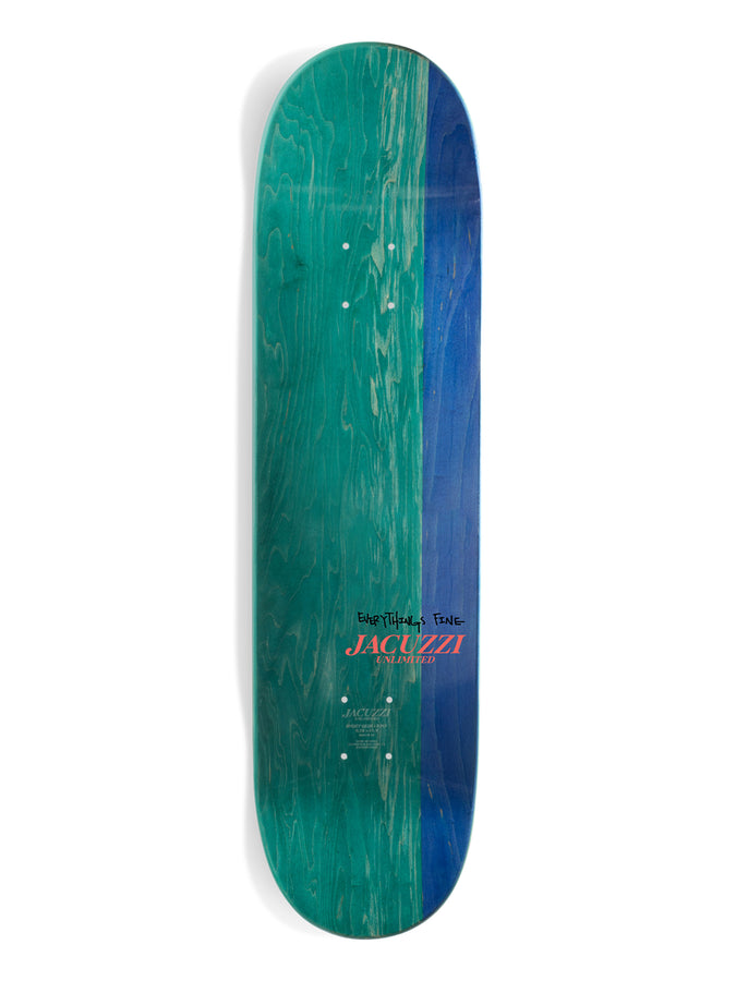 Jacuzzi Ex7 Chair On Fire Twin Tail Green 8.25’’ Skateboard Deck | GREEN