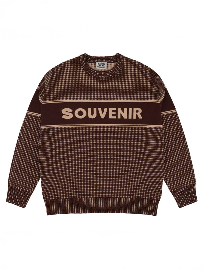 Souvenir Jacquard Sweater Winter 2026 | CHOCOLATE