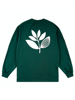 Magenta Plant Pique Long Sleeve T-Shirt Spring 2024