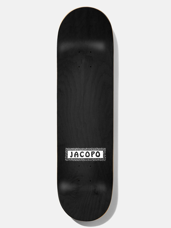 Baker Chrome Zone Jacopo Carozzi Twin 8.38'' Skateboard Deck | BLACK