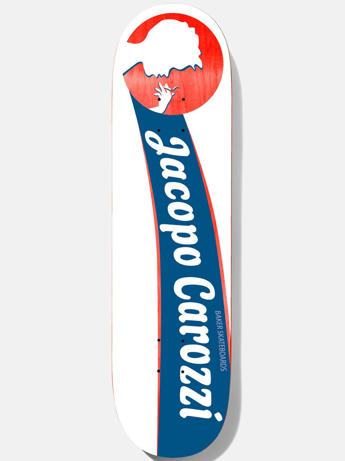 Baker Jacopo Carozzi Invernizzi 8.5'' Skateboard Deck | WHITE