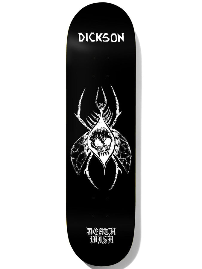 Deathwish Dickson Arachnophobia 8.5 Skateboard Deck | BLACK