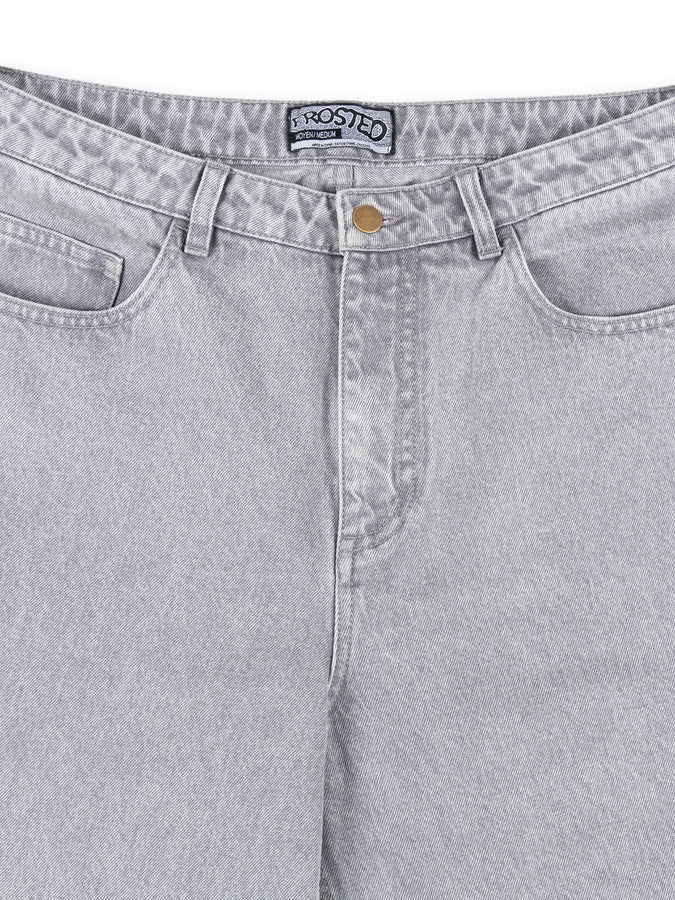 Frosted Wavy Classic Acid Wash Grey Jeans Holiday 2026 | ACID WASH GREY