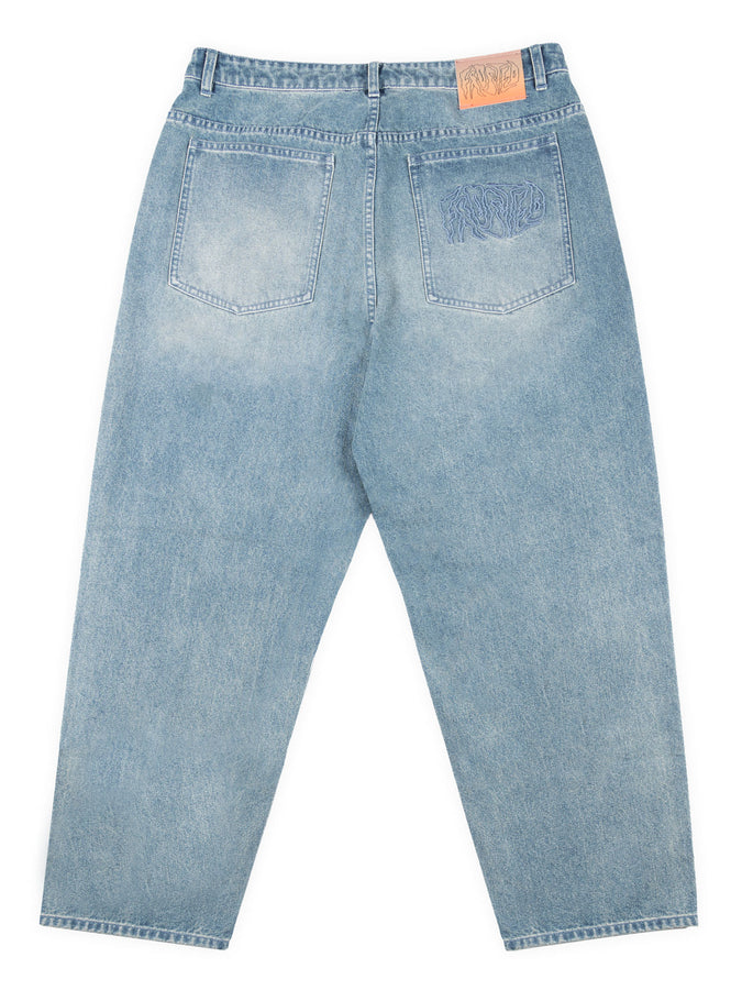 Frosted Wavy Classic Vintage Mid Blue Jeans Holiday 2026 | VINTAGE MID BLUE