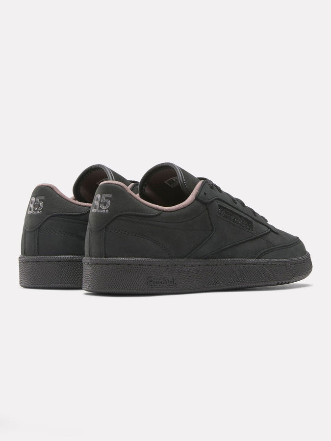 Reebok Club C 85 Vintage Black/Blk/Trek Grey Shoes Fall 2025 | BLACK/WASHED BLACK/TREK GREY