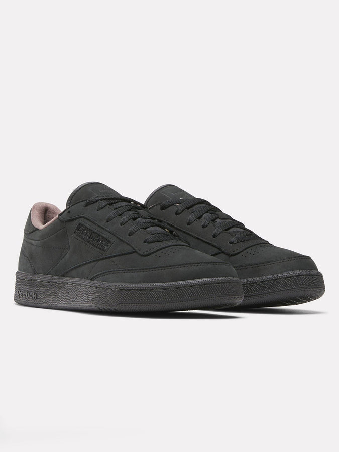 Reebok Club C 85 Vintage Black/Blk/Trek Grey Shoes Fall 2025 | BLACK/WASHED BLACK/TREK GREY