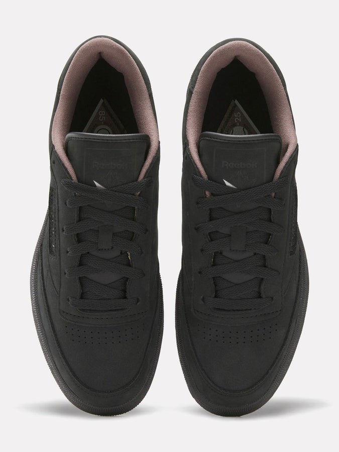Reebok Club C 85 Vintage Black/Blk/Trek Grey Shoes Fall 2025 | BLACK/WASHED BLACK/TREK GREY