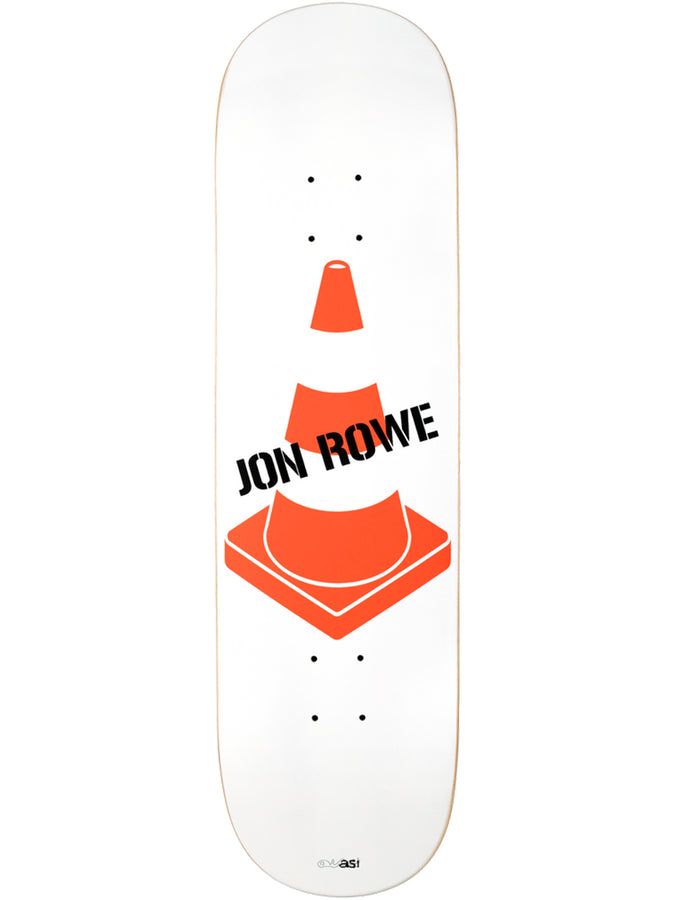Quasi Rowe Conehead 8.5 Skateboard Deck | WHITE