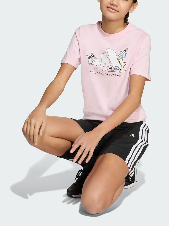 Adidas Sports Clear Pink T-Shirt Fall 2025 | CLEAR PINK