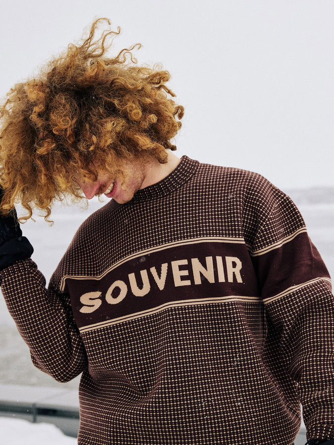 Souvenir Jacquard Sweater Winter 2026 | CHOCOLATE