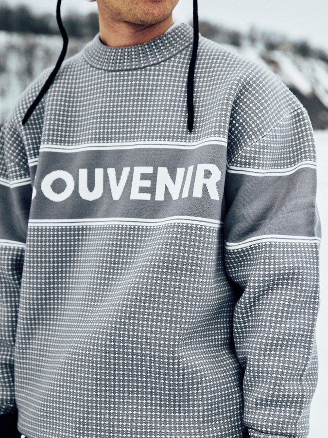 Souvenir Jacquard Sweater Winter 2026 | COOL GREY
