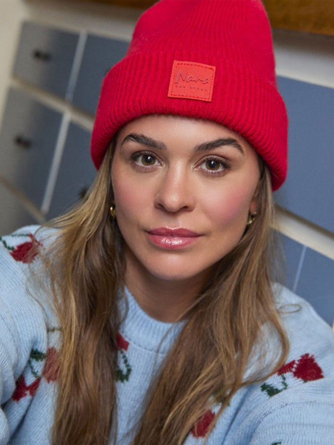 Nana The Brand Jasper Beanie | RED