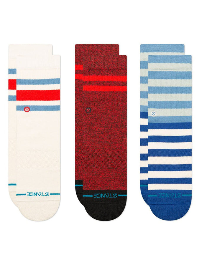 Stance Summer 2024 Loyal 3 Pack Socks | BLUE (BLU) 