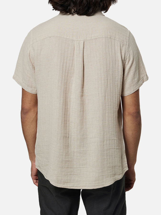 Katin Alan Solid Short Sleeve Buttondown Shirt Spring 2024 | LIGHT GRAY