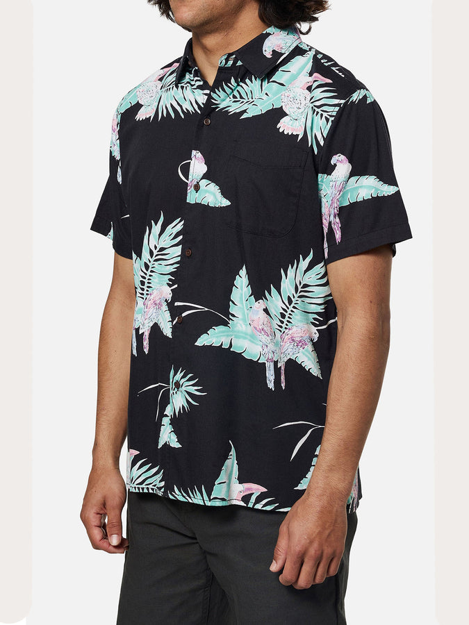 Katin Paradise Short Sleeve Buttondown Shirt Spring 2024 | BLACK