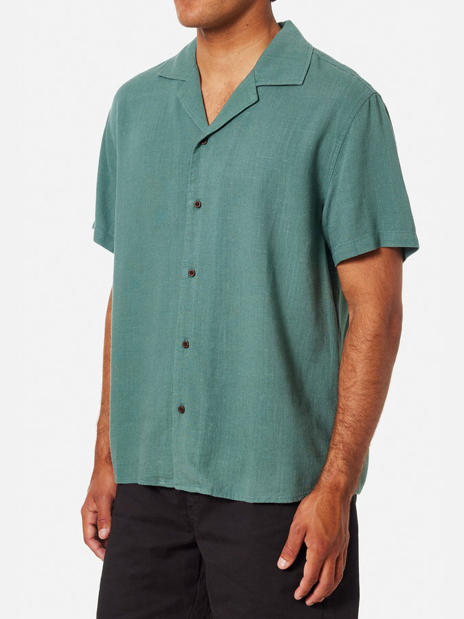 Katin Teller Short Sleeve Buttondown Shirt Spring 2025 | ATLANTIC GREEN