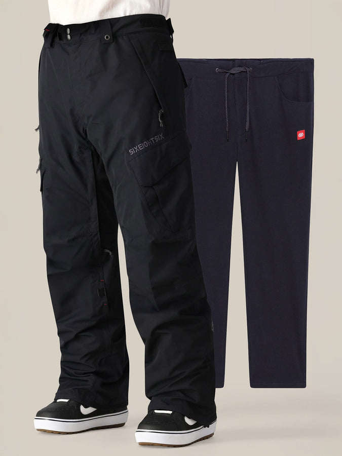 686 Smarty 3-In-1 Cargo Pants Winter 2026 | BLACK (BLK)