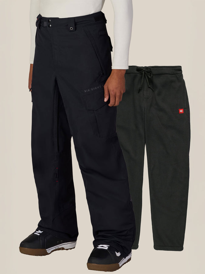 686 Smarty 3-In-1 Cargo 2027 – Insulated Pants | BLACK (BLK)