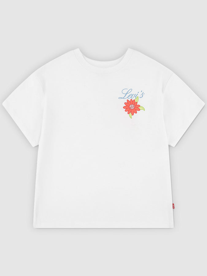 Levis Floral Oversized Bright White T-Shirt Spring 2026 | BRIGHT WHITE (W1T)