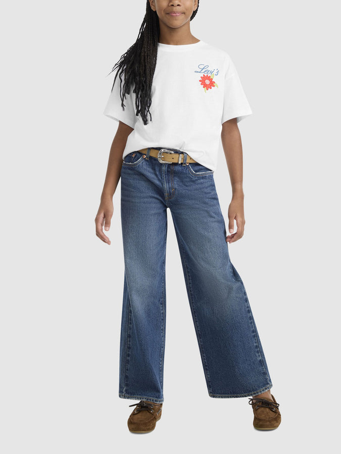 Levis Floral Oversized Bright White T-Shirt Spring 2026 | BRIGHT WHITE (W1T)