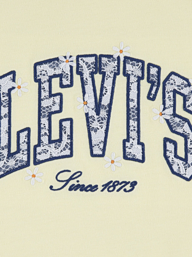 Levis Chambray Applique French Vanillla T-Shirt Spring 2026 | FRENCH VANILLA (Y6L)