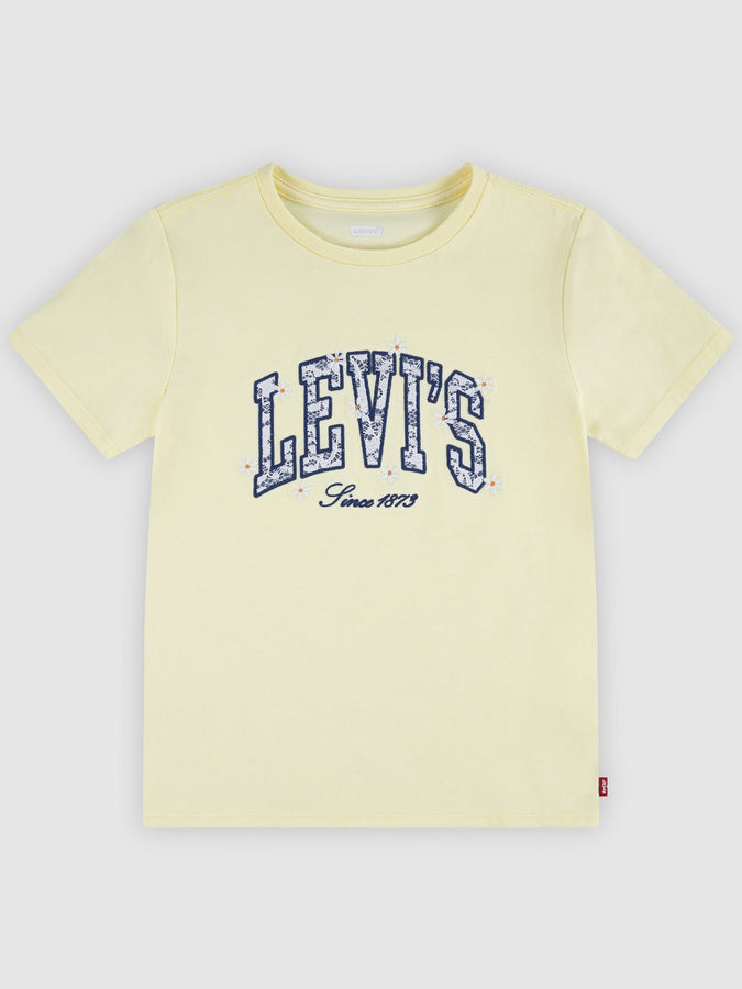 Levis Chambray Applique French Vanillla T-Shirt Spring 2026 | FRENCH VANILLA (Y6L)